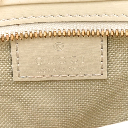 Gucci Calfskin Mini Moon Side Shoulder Bag Ivory 6 of 10