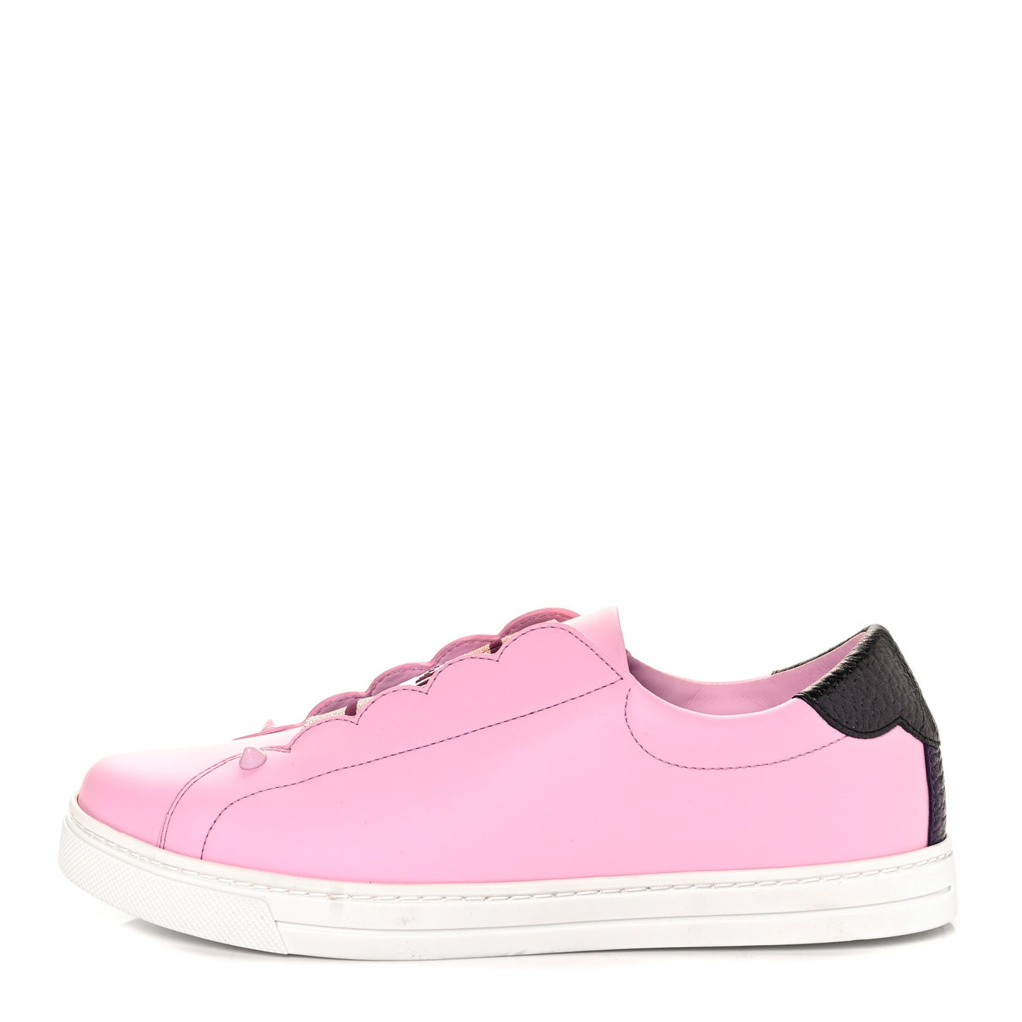 Vitello Lurex Rockoclick Slip On Sneakers 38 Lavanda