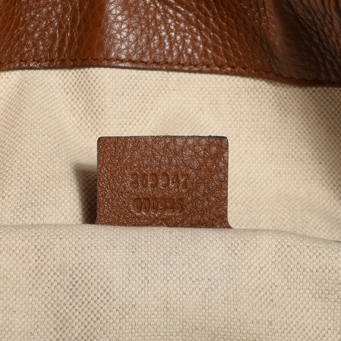 Monogram Cellarius Calfskin Large Bella Hobo Beige Ebony Cuir