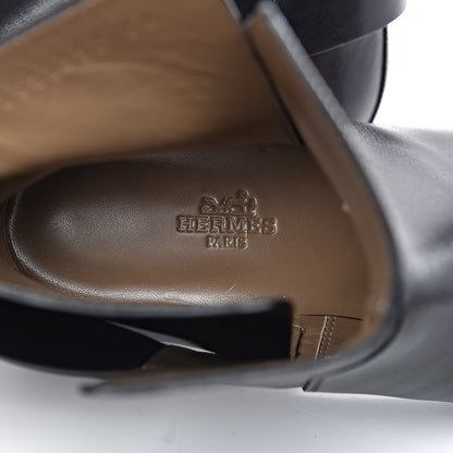 Hermes Calfskin Neo Low Boots 38 Black 7 of 10