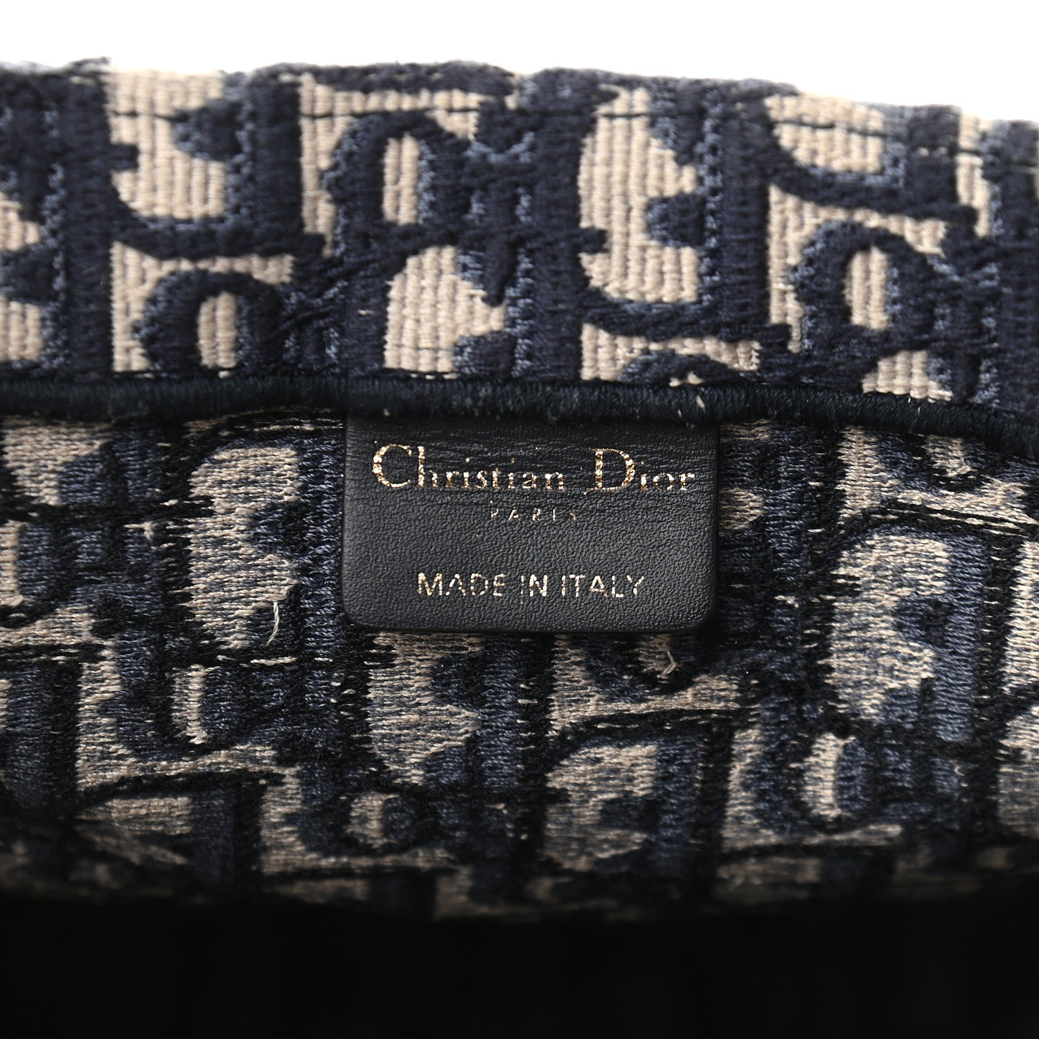 Christian Dior Oblique Book Tote Blue Multicolor 6 of 11