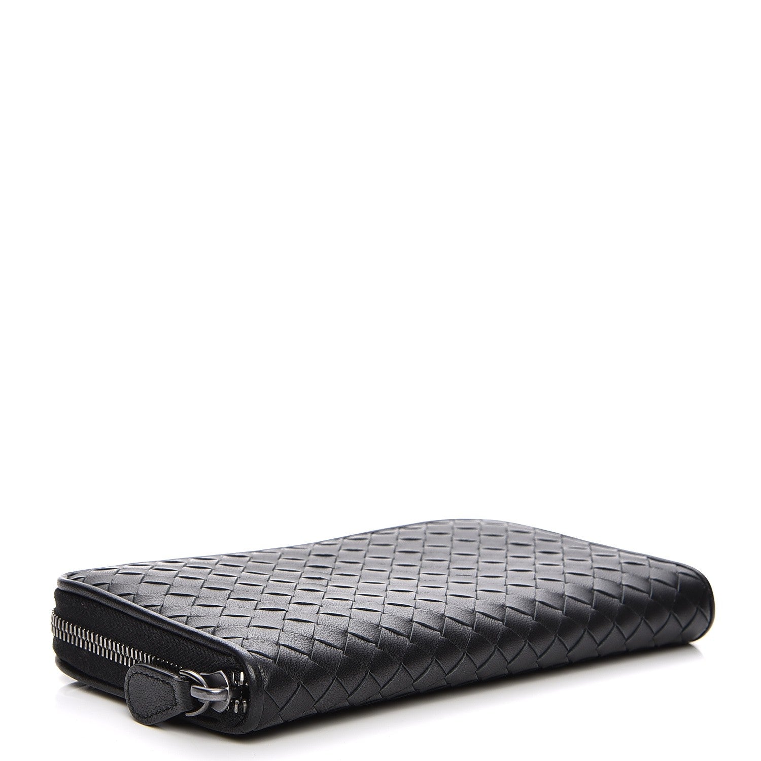 Bottega Veneta Nappa Intrecciato Zip Around Wallet Black 4 of 9