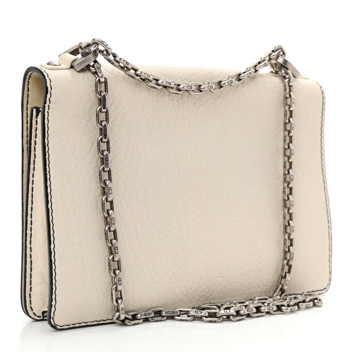 Christian Dior Canyon Grained Lambskin J'Adior Chain Flap Bag Off White 2 of 6
