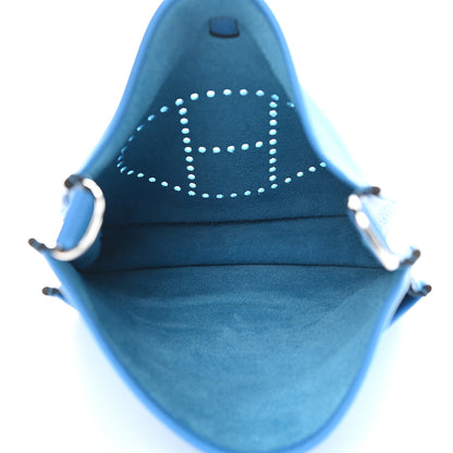 Hermes Taurillon Clemence Evelyne III PM Bleu Zanzibar 4 of 8