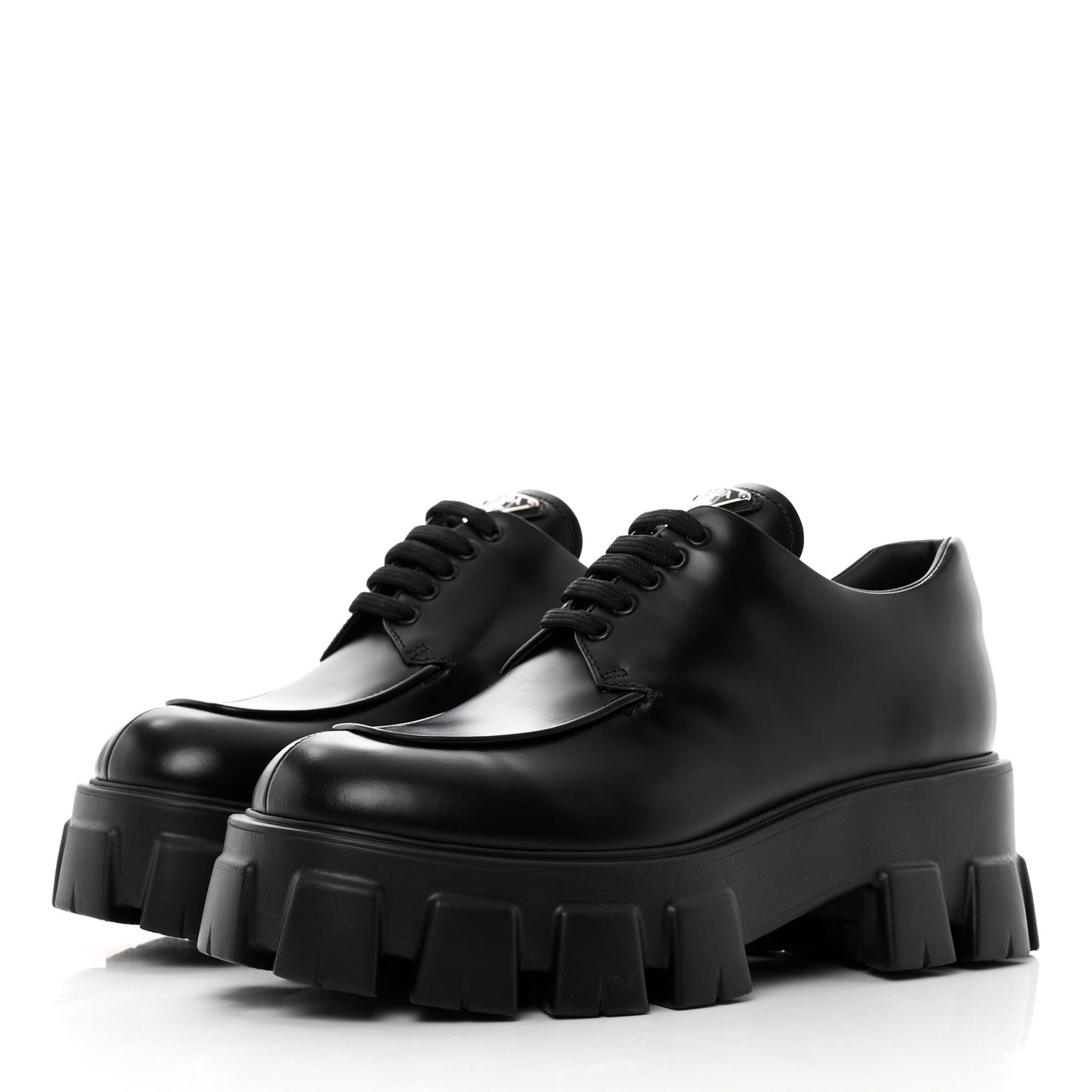 Spazzolato Rois Monolith 55mm Derby Loafers 39 Black
