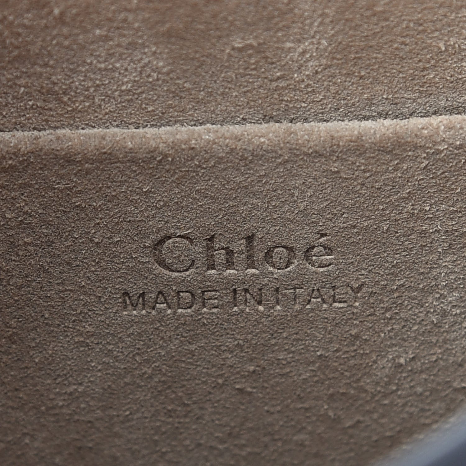 Chloe Calfskin Suede Small Nile Bracelet Bag Off White 6 of 8
