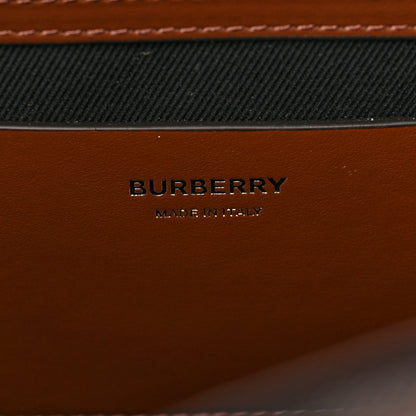 Burberry E-Canvas Check Medium Soft TB Tote Dark Birch Brown 5 of 5