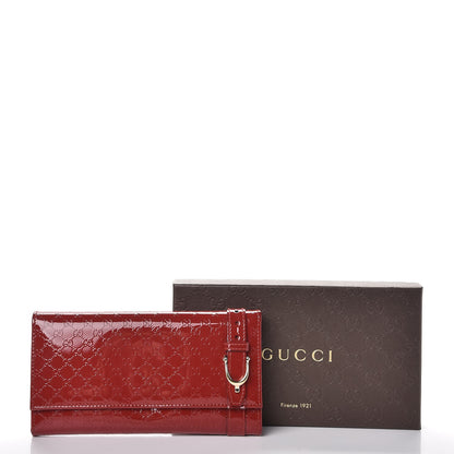 Gucci Patent Microguccissima Nice Wallet Rose Bed 9 of 9