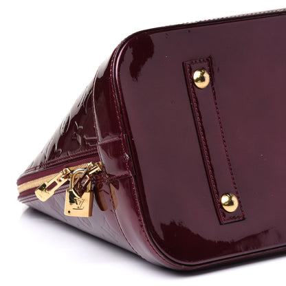 Louis Vuitton Vernis Alma GM Rouge Fauviste 9 of 11