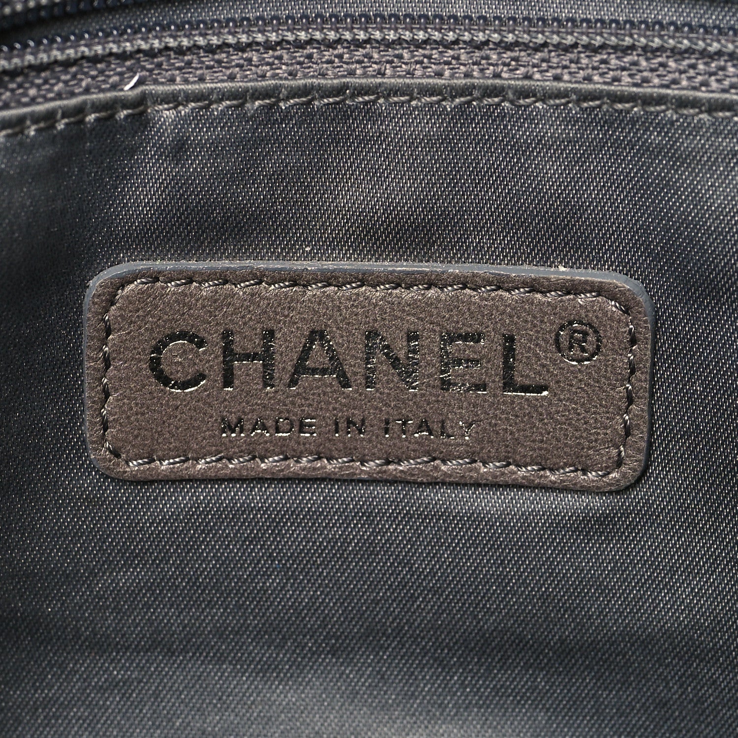 Chanel Vinyl Quilted Jumbo Melrose Degrade Flap Black 6 of 12