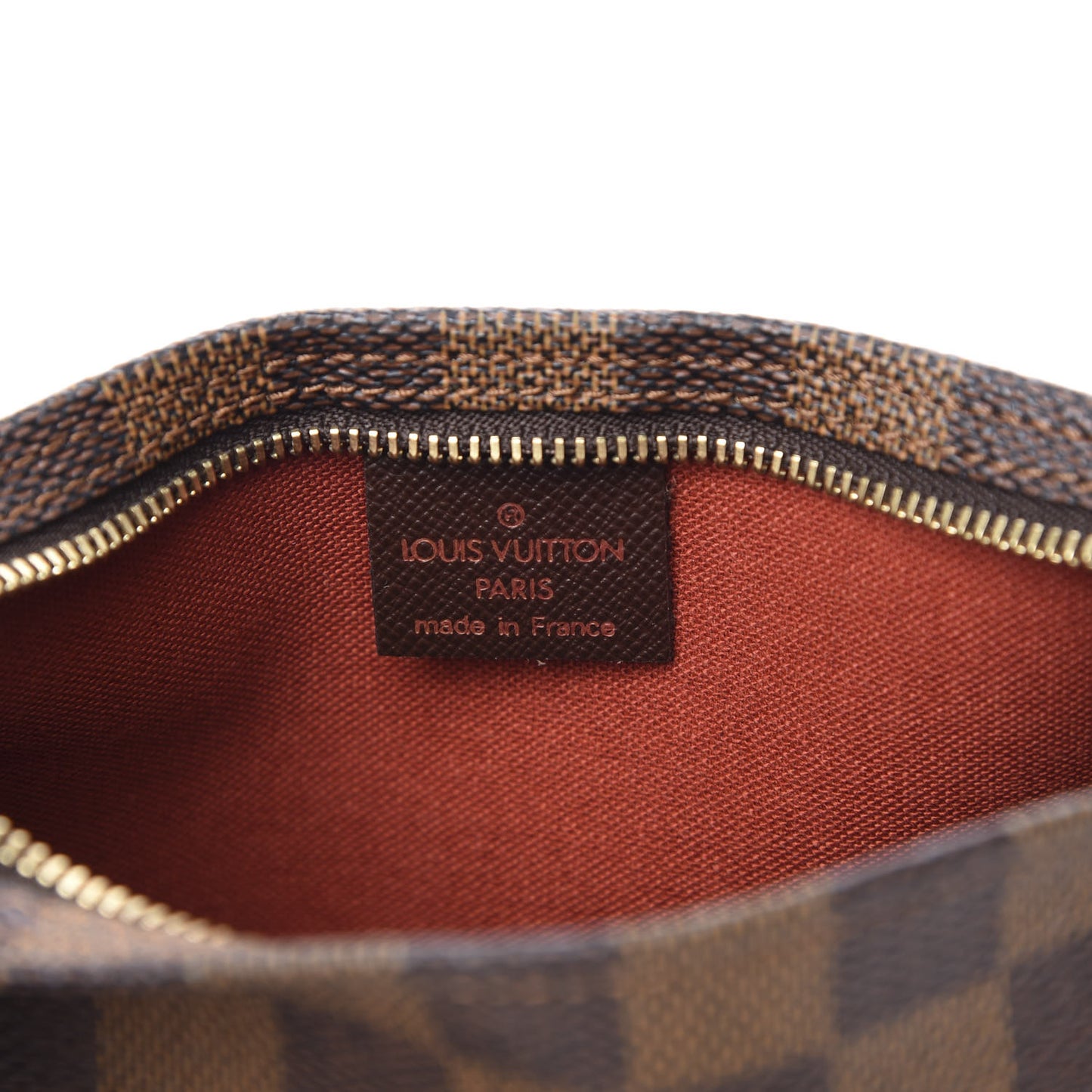 Damier Ebene Trousse Make Up Bag Pochette