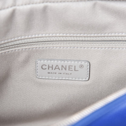 Chanel Caviar Quilted Jumbo Easy Flap Blue 6 of 10
