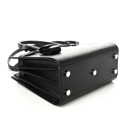 Saint Laurent Grained Calfskin Nano Sac De Jour Black 4 of 8
