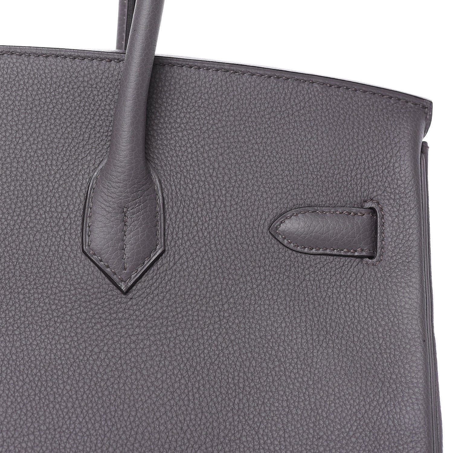 Hermes Togo Birkin 35 Etain 23 of 29