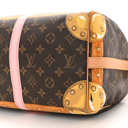 Louis Vuitton Monogram Summer Trunks Speedy Bandouliere 30 10 of 11