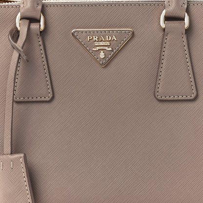 Prada Saffiano Small Galleria Double Zip Tote Argilla 9 of 12