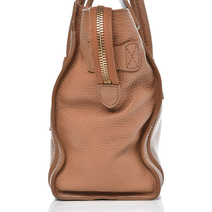 Celine Pebbled Calfskin Micro Luggage Camel 20 of 20