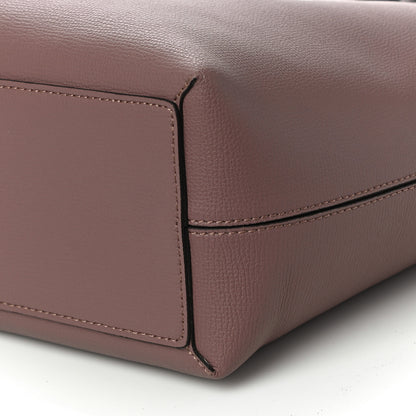 Burberry Grainy Calfskin Haymarket Check Medium Reversible Tote Dusty Pink 16 of 16