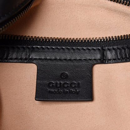 Gucci Calfskin Matelasse Small GG Marmont Shoulder Bag Black 6 of 9