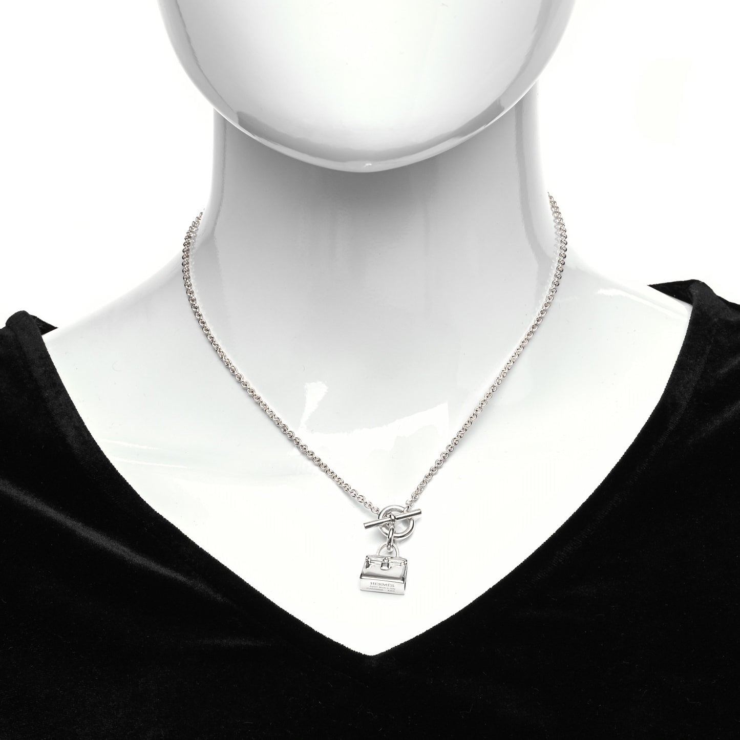 Sterling Silver Kelly Charm Pendant Necklace