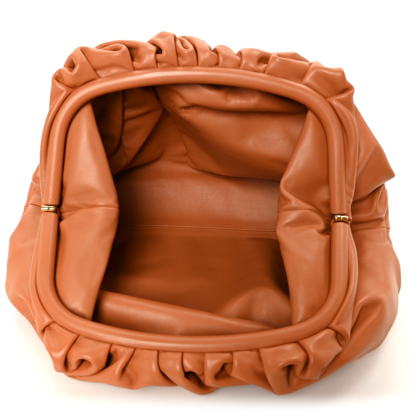 Smooth Butter Calf The Pouch Oversized Clutch Clay