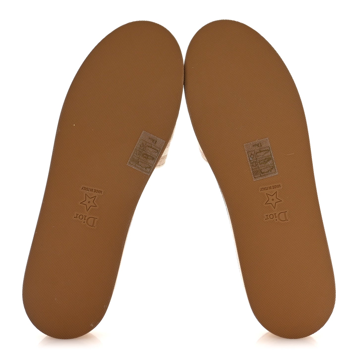 Raffia Dioriviera Embroidered Dway Platform Slide Sandals 38.5 White