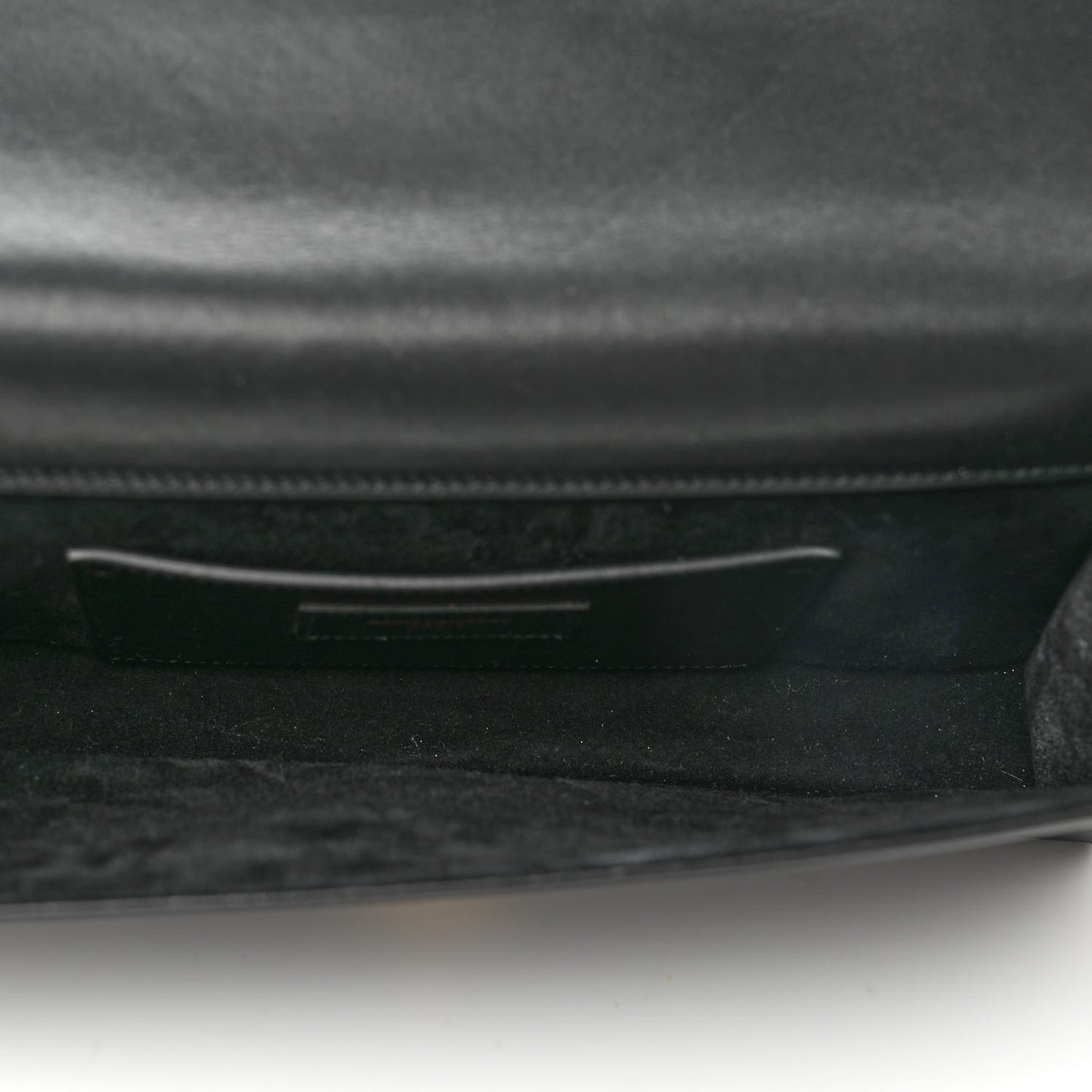 Calfskin Classic Monogram Tassel Clutch Black