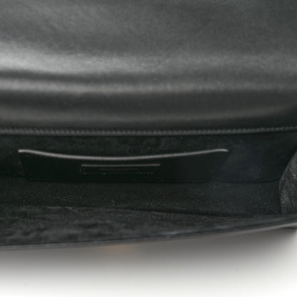 Saint Laurent Calfskin Classic Monogram Tassel Clutch Black 5 of 7