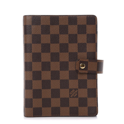 Louis Vuitton Damier Ebene Medium Ring Agenda Cover 1 of 7