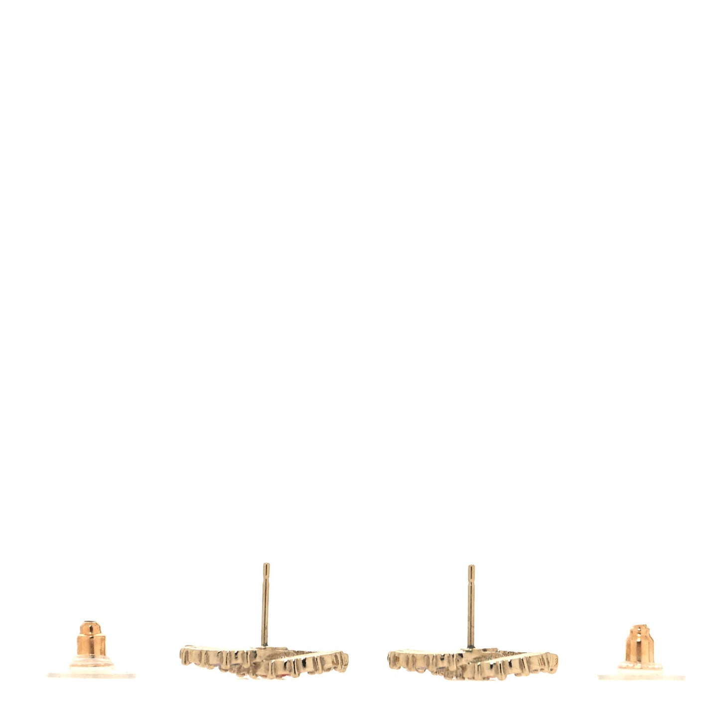 Crystal Over The Rainbow CC Earrings Gold Multicolor