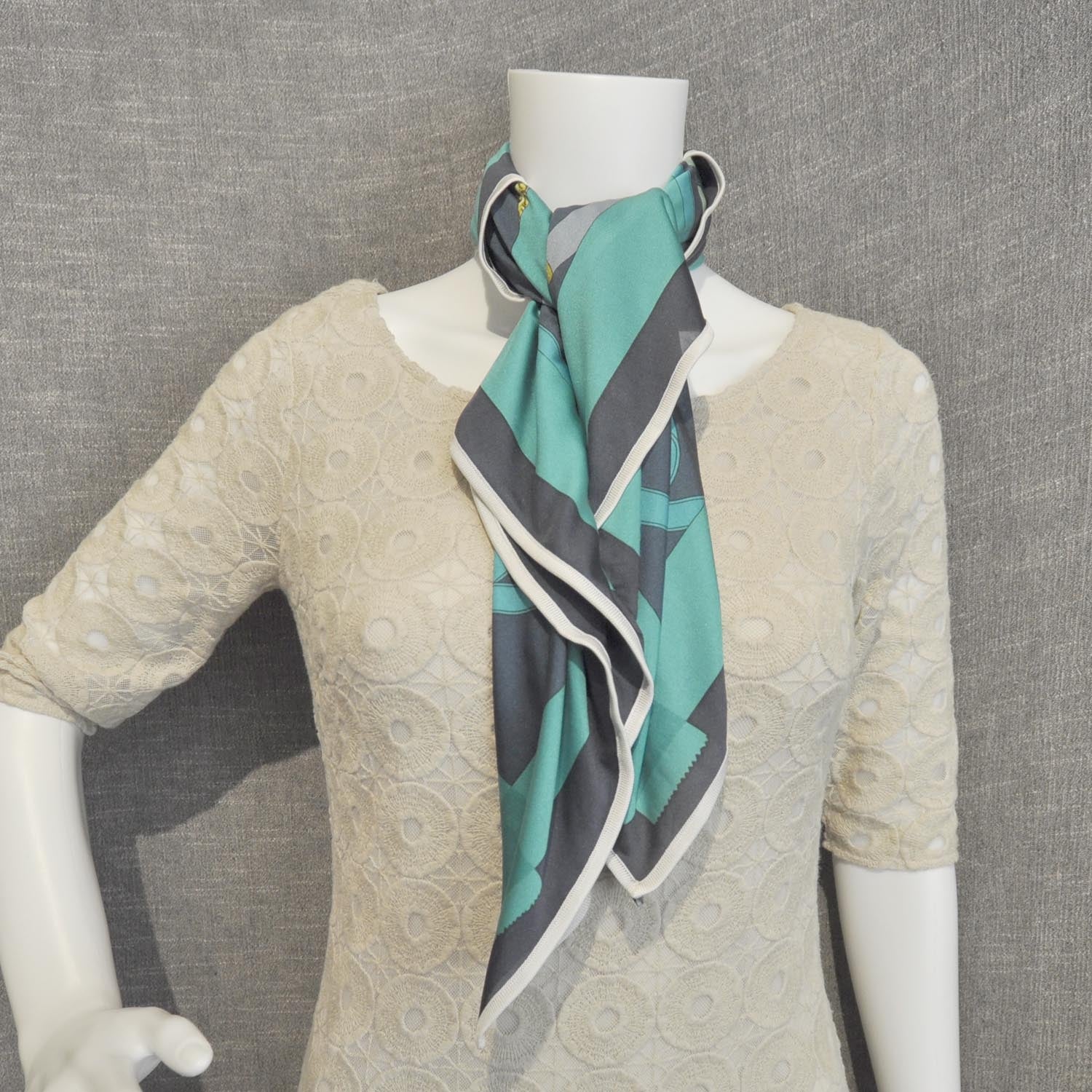 Hermes Silk Jersey Tout En Carre Scarf 90 2 of 7