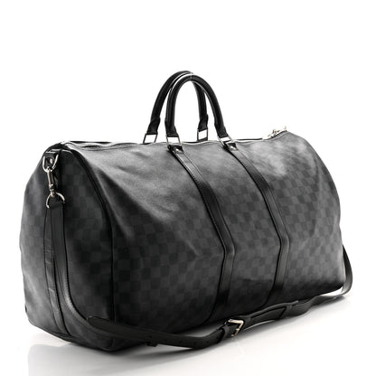 Louis Vuitton Damier Graphite Keepall Bandouliere 55 2 of 11