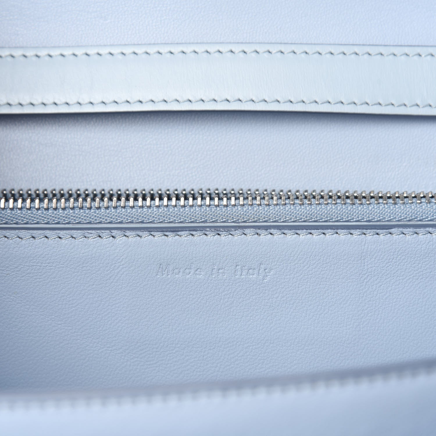 Celine Box Calfskin Medium Classic Box Pale Blue 9 of 10