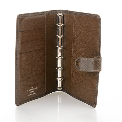 Louis Vuitton Taiga Small Ring Agenda Cover Grizzli 5 of 7