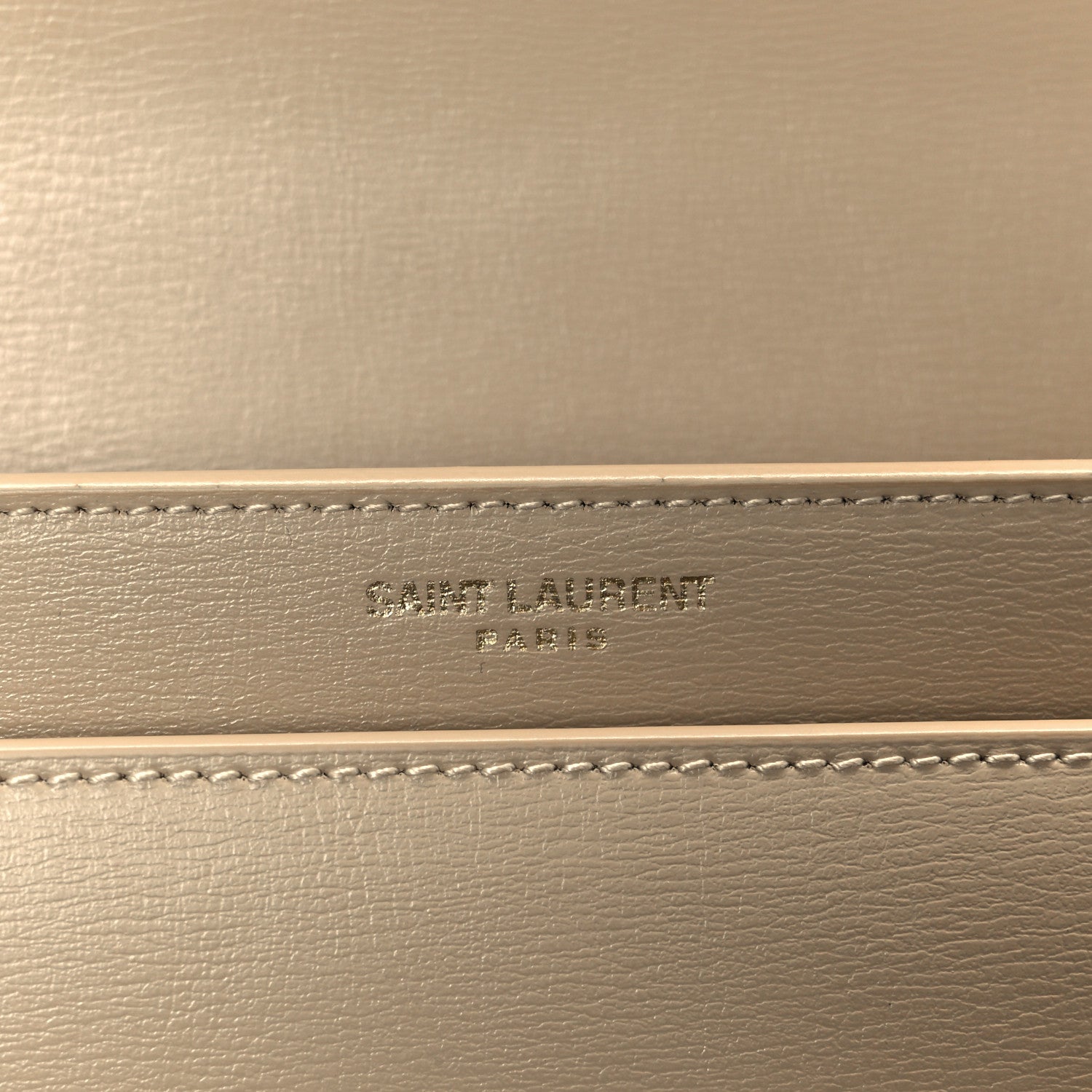 Saint Laurent Smooth Calfskin Medium Monogram Sunset Satchel Satchel Avorio 8 of 13