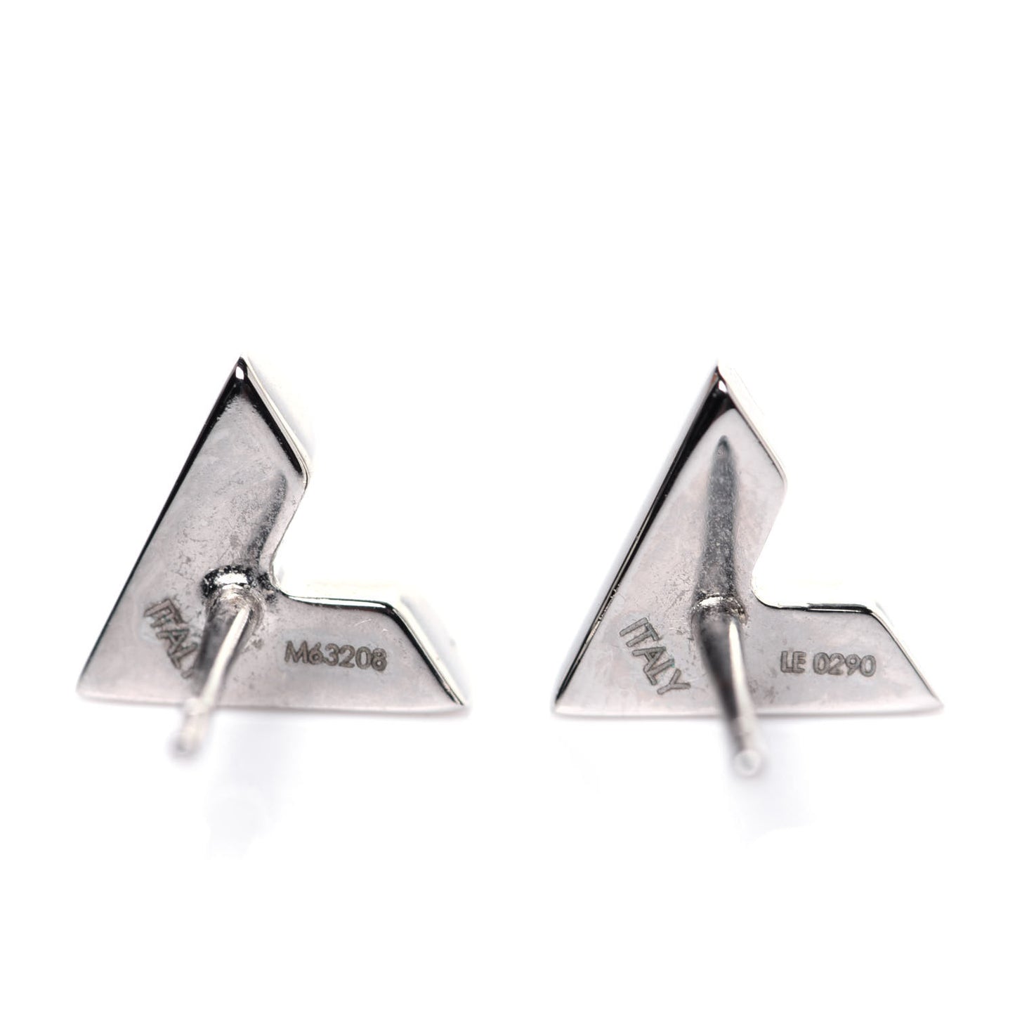 Essential V Stud Earrings Silver