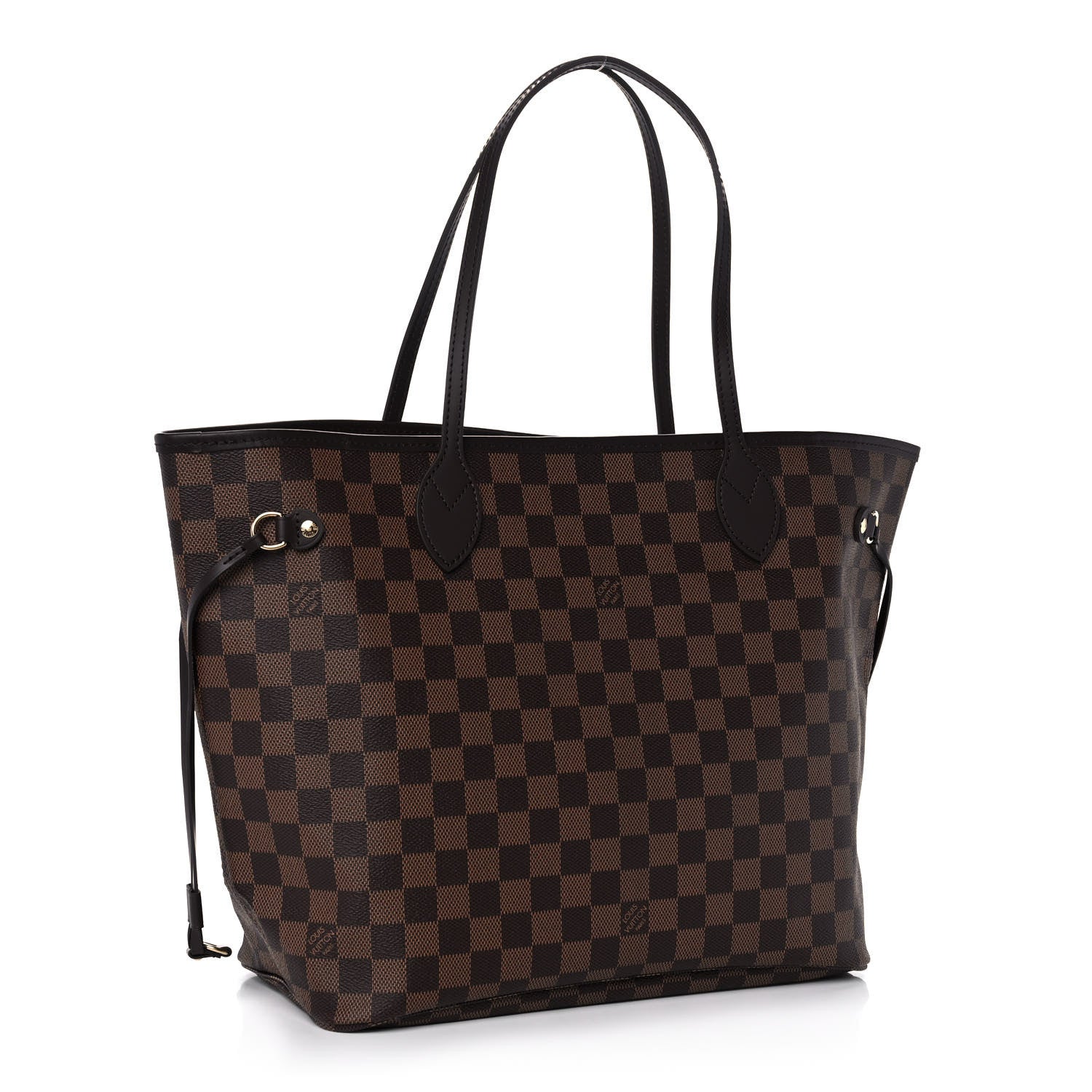 Louis Vuitton Damier Ebene Neo Neverfull MM Rose Ballerine 3 of 10