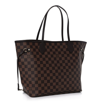 Louis Vuitton Damier Ebene Neo Neverfull MM Rose Ballerine 3 of 10