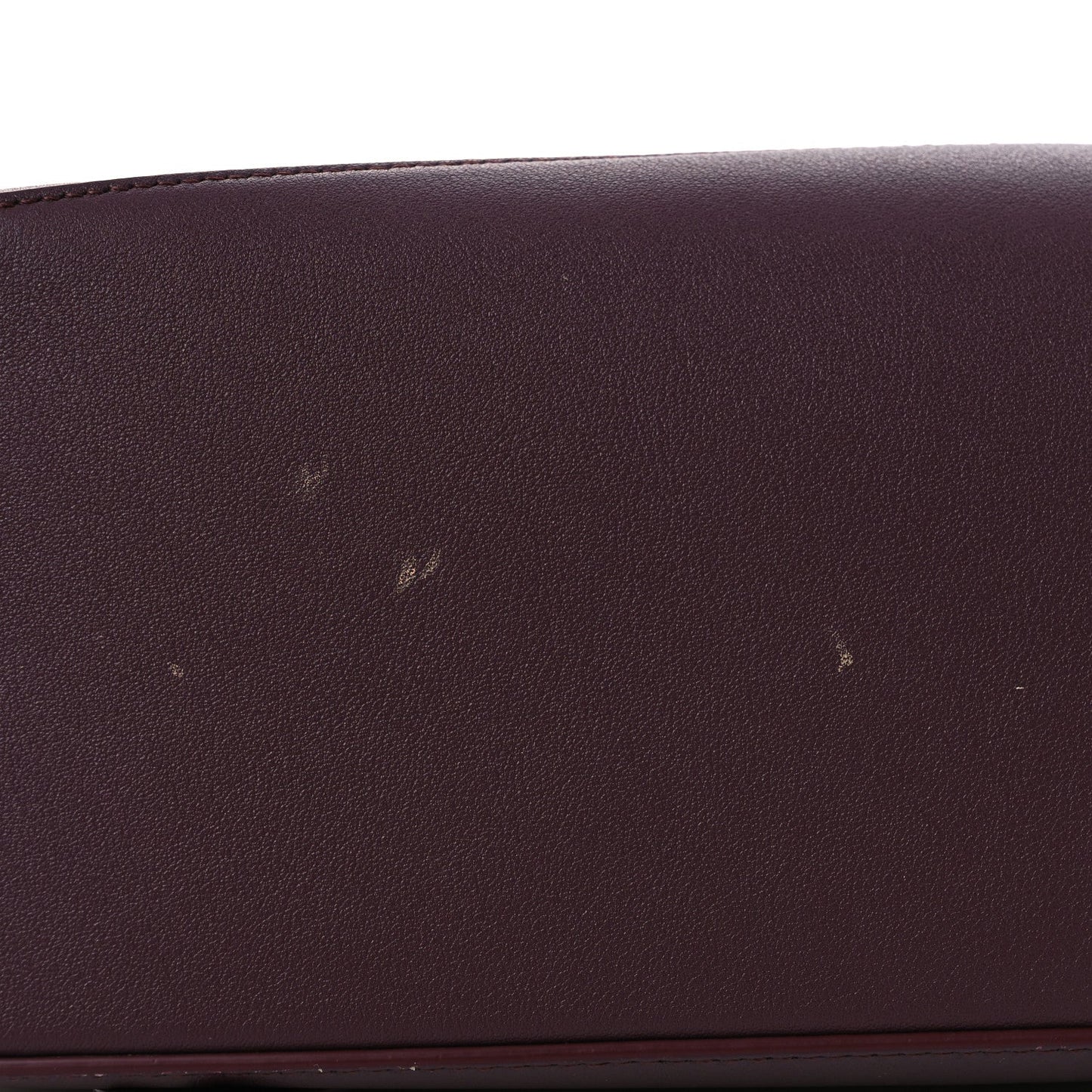 Soft Grained Calfskin Small Puzzle Edge Bag Dark Burgundy