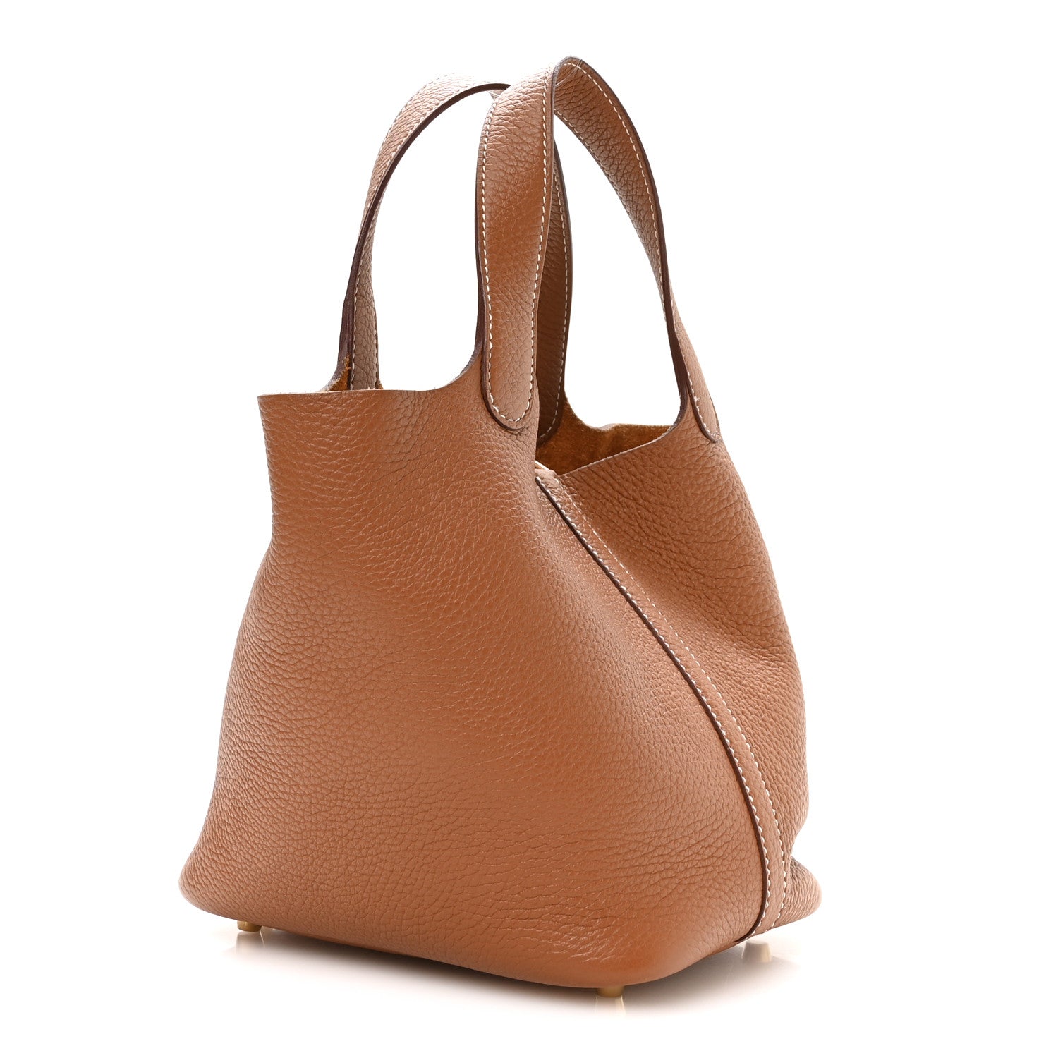 Hermes Taurillon Clemence Picotin Lock 18 PM Gold 3 of 13