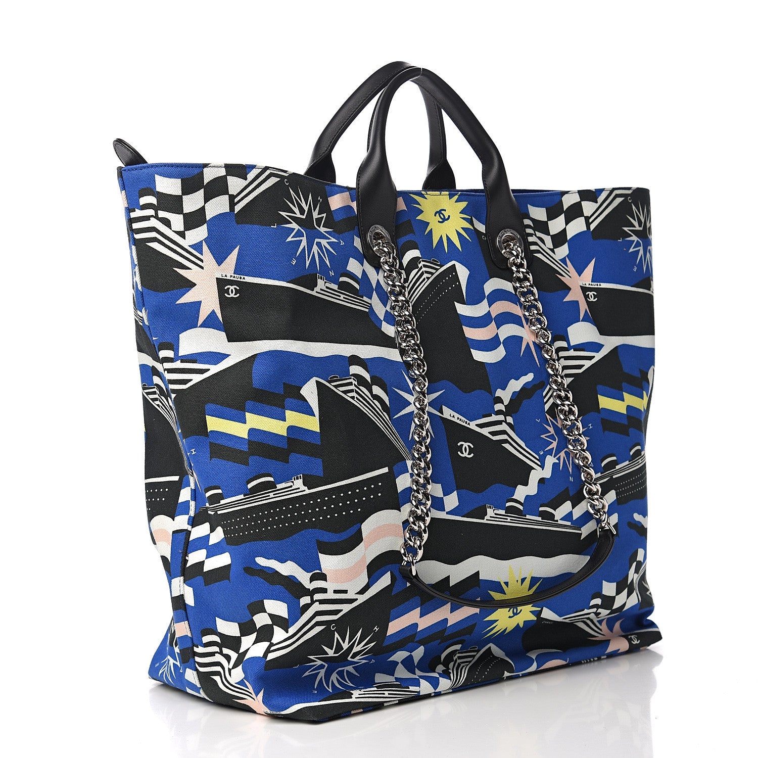 Chanel Canvas Large La Pausa Bay Shopping Bag 2 of 10