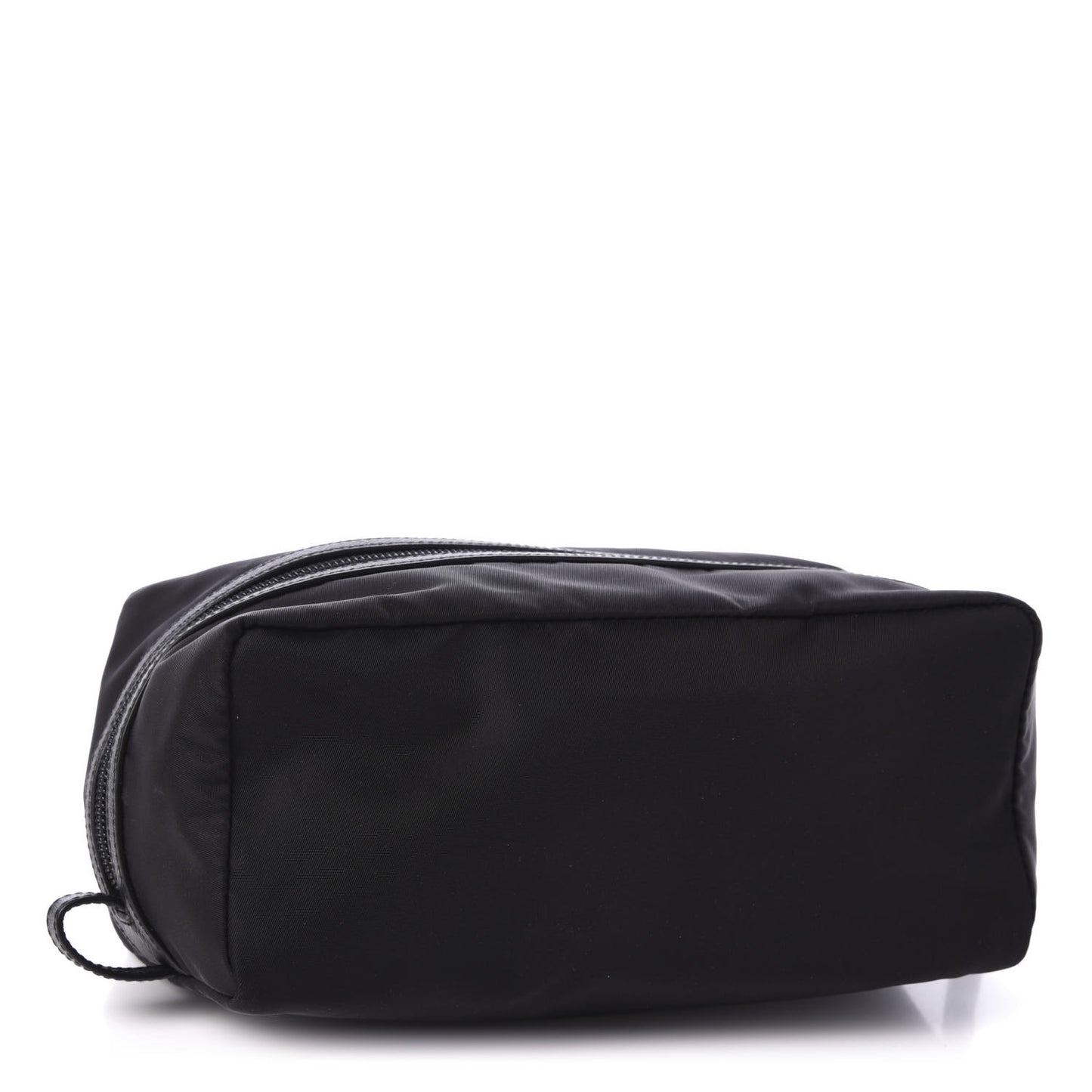 Nylon Saffiano Toiletry Case Black