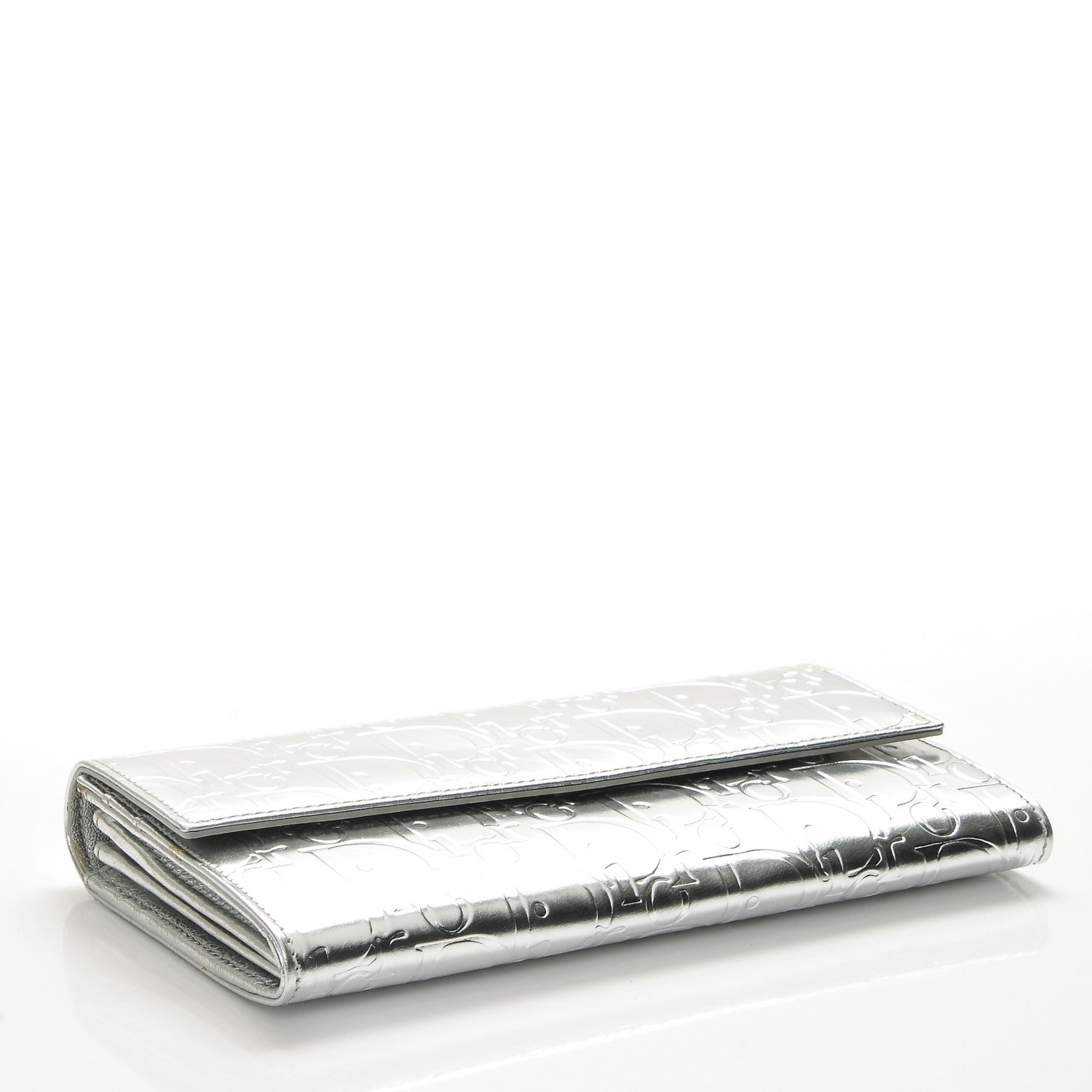 Christian Dior Patent Ultimate Wallet Argent 4 of 7