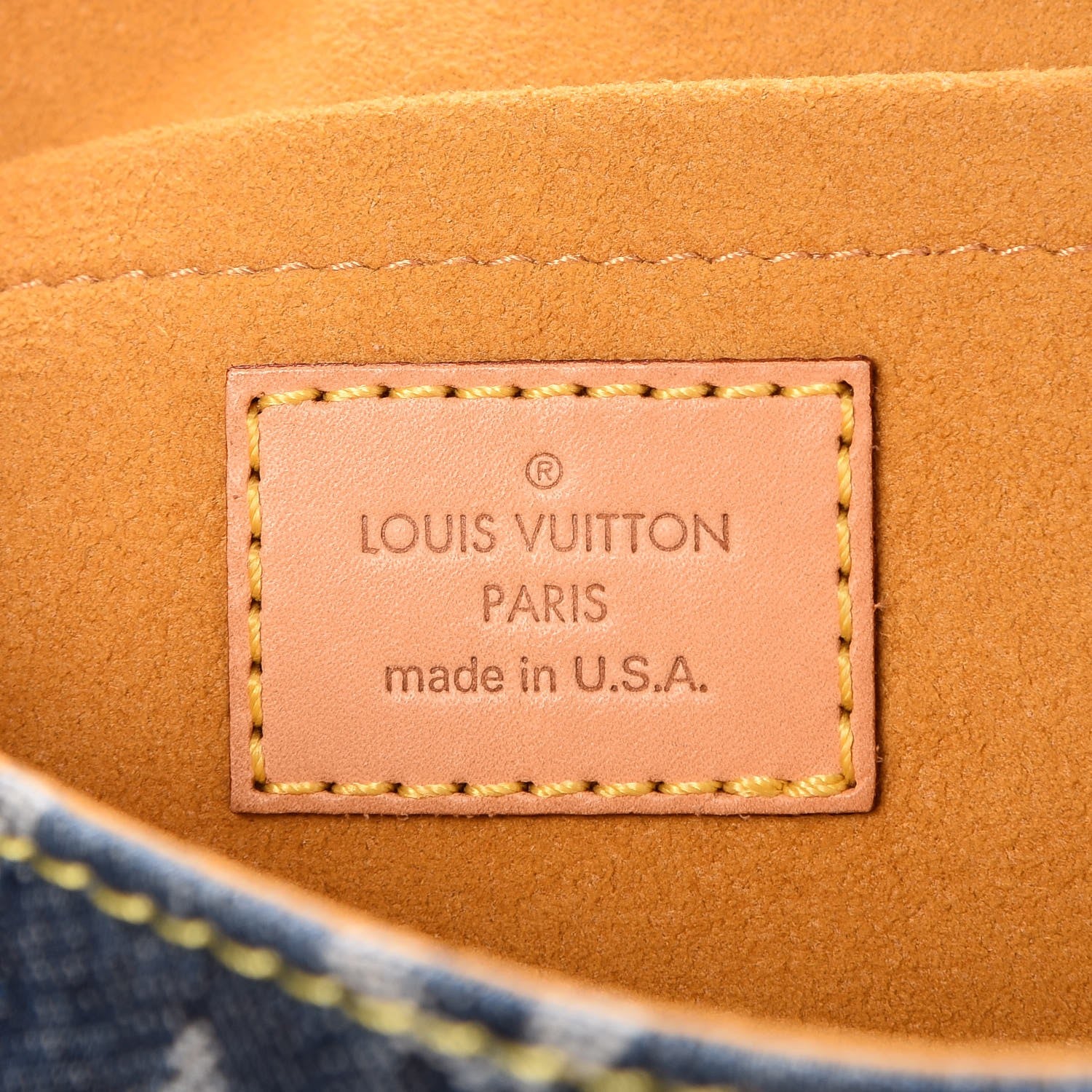 Louis Vuitton Monogram Denim Mini Pleaty Blue 6 of 7