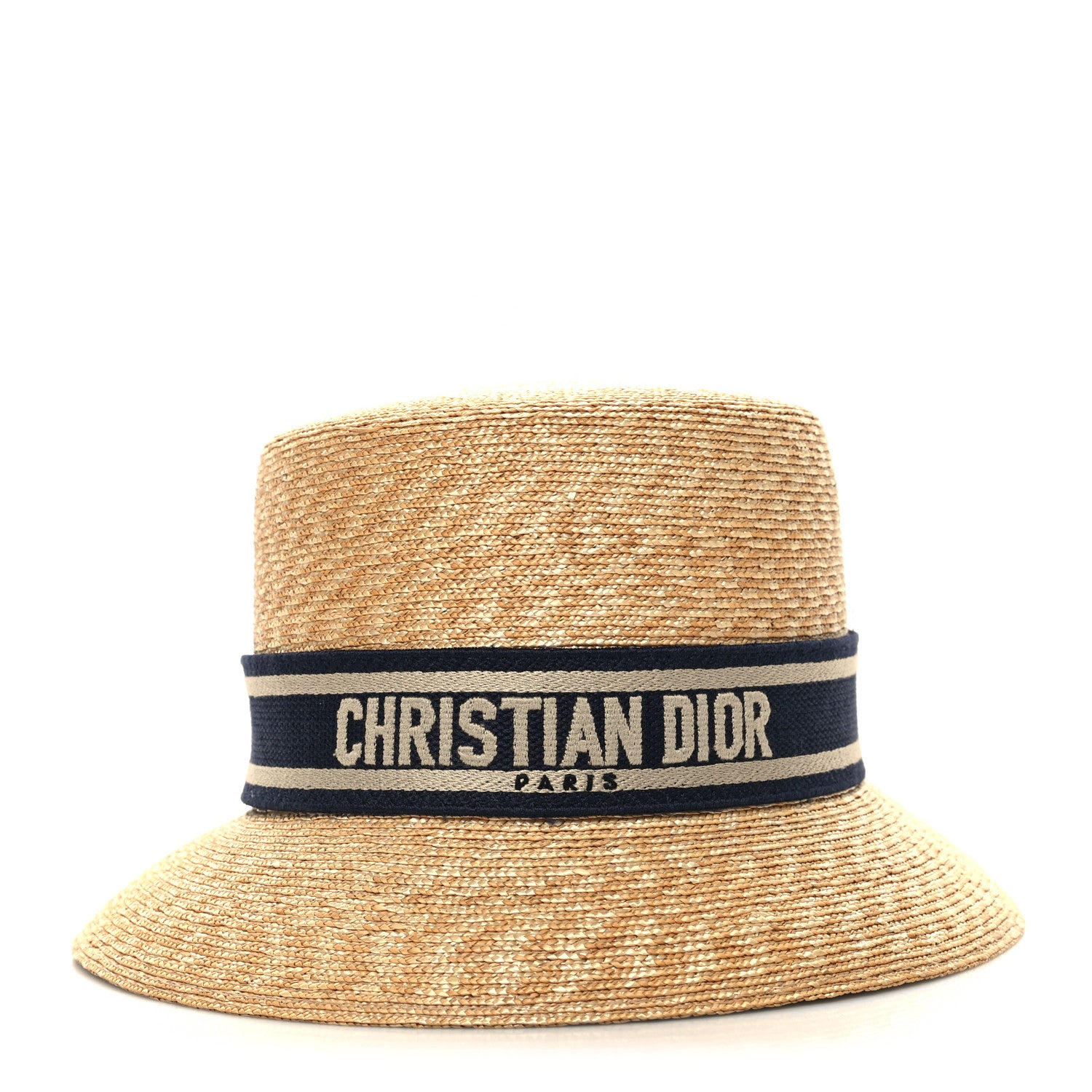 Christian Dior Straw Dioresort Small Brim Hat 57 Natural 3 of 8