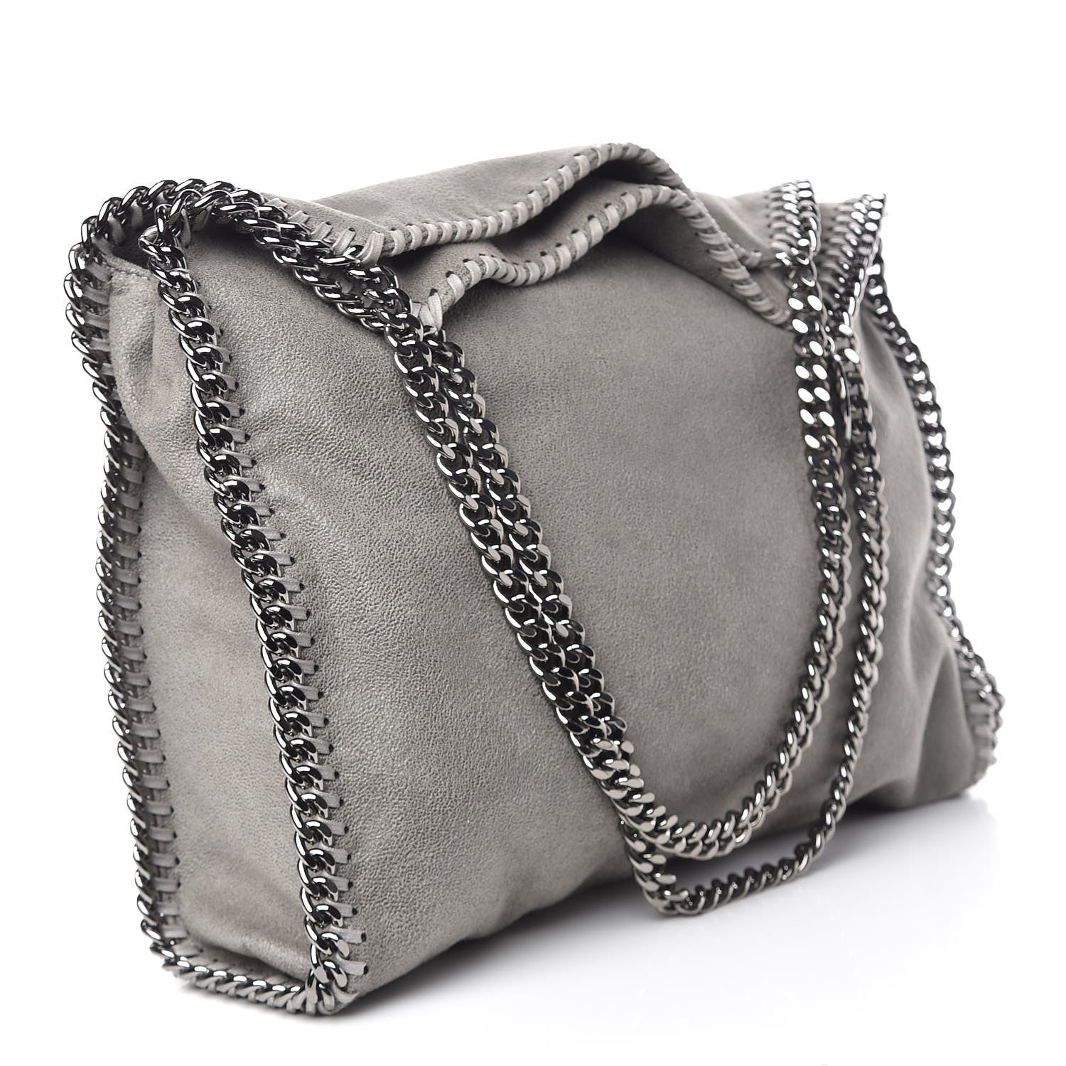 Stella McCartney Shaggy Deer Small Falabella Tote Light Grey 3 of 10