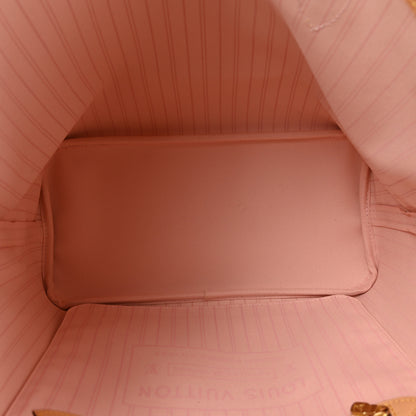 Louis Vuitton Damier Azur Neo Neverfull MM Rose Ballerine 6 of 13
