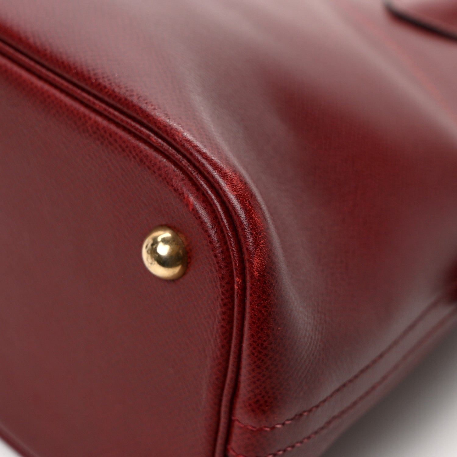 Hermes Veau Grain Lisse Bolide 31 Rouge H 10 of 10