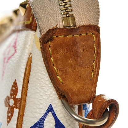 Louis Vuitton Monogram Multicolor Pochette Accessories White 6 of 8
