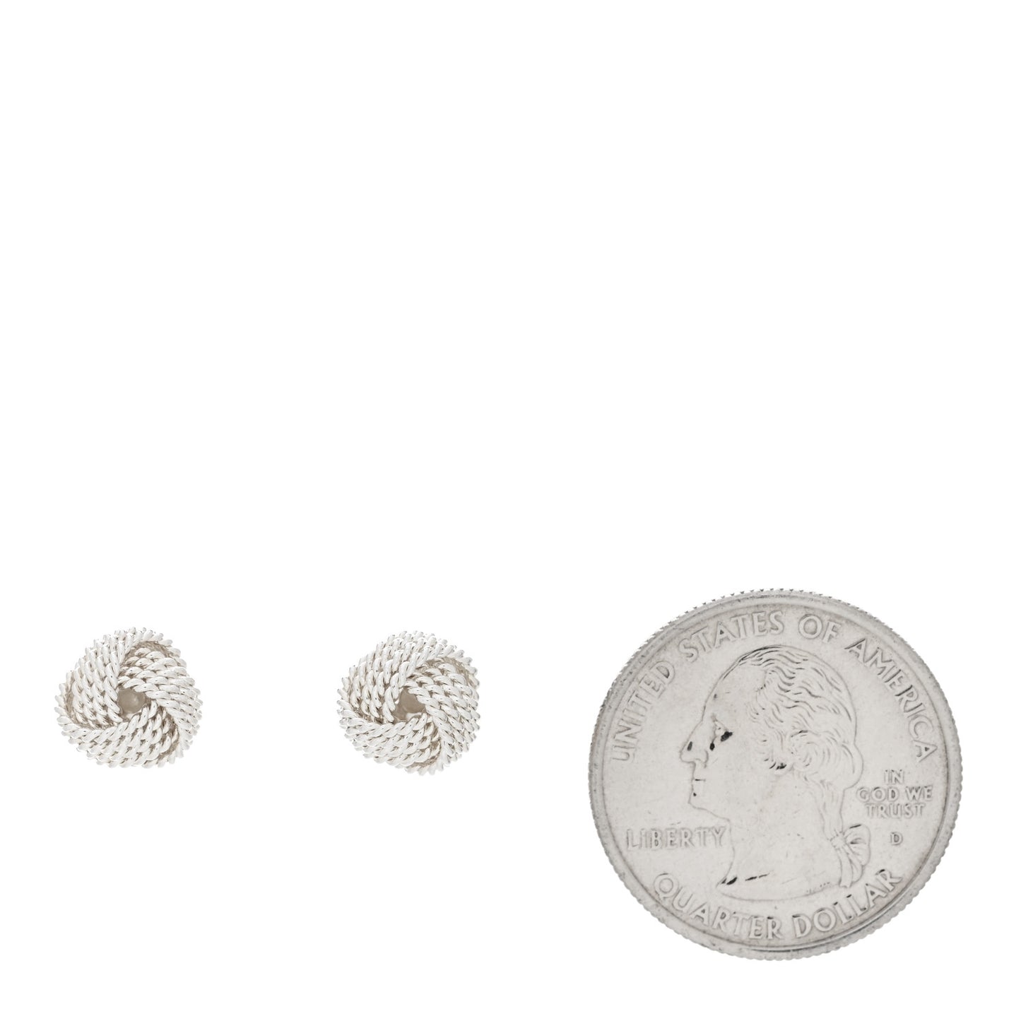 Sterling Silver Twist Knot Earrings